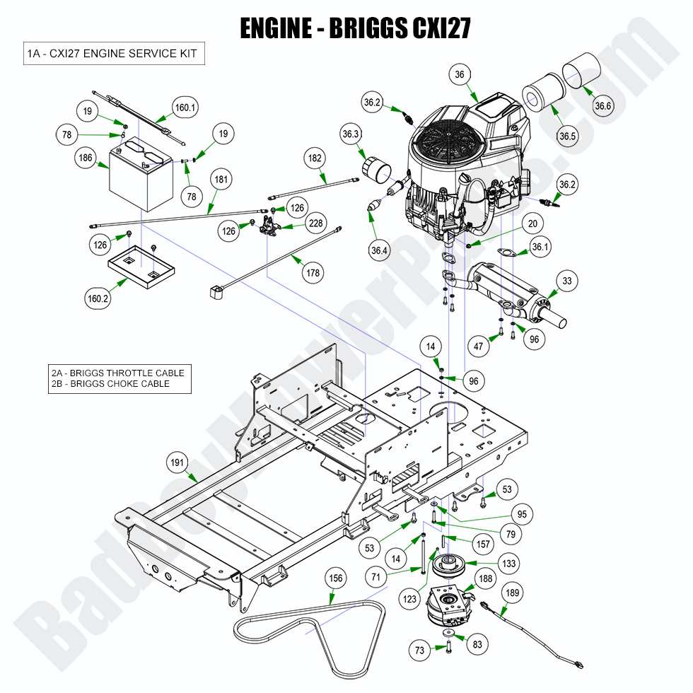 2023 ZT Elite Limited - Engine - Briggs CXI